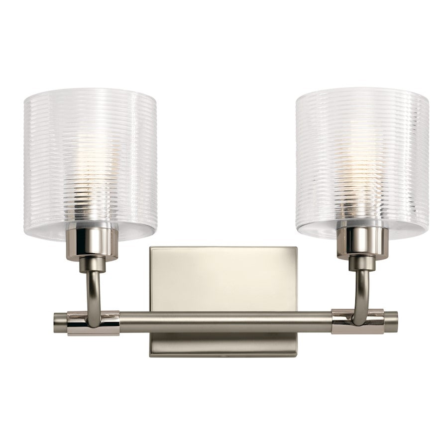 Kichler Harvan 2 Light Bath, Satin Nickel - 55106SN