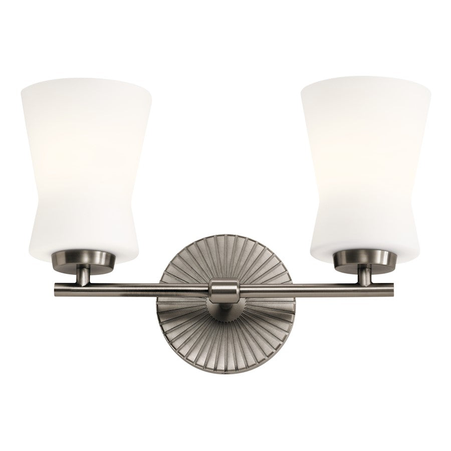 Kichler Brianne 2 Light Bath, Classic Pewter - 55116CLP