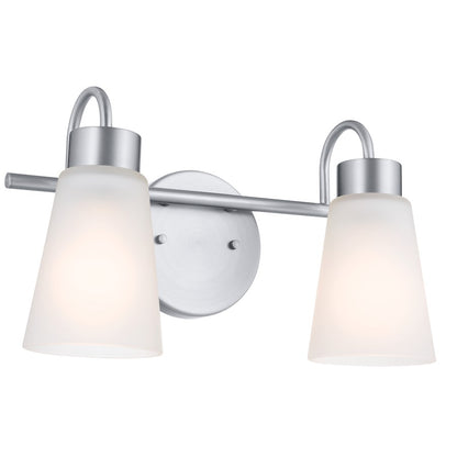 Kichler Erma 2 Light Bath Light, Brushed Nickel - 55125NI