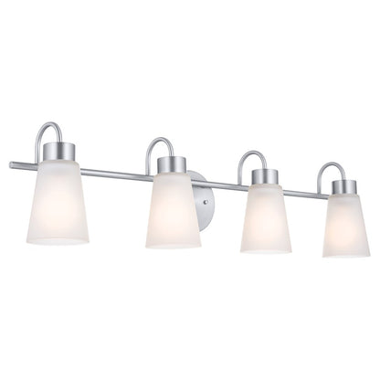 Kichler Erma 4 Light Bath Light, Brushed Nickel - 55127NI