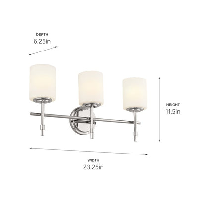 3 Light Bathroom Vanity Light