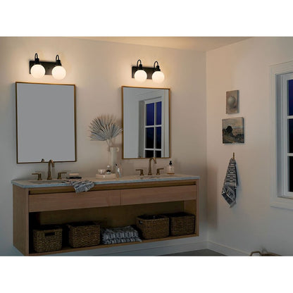 14" 2 Light Bathroom Vanity Light