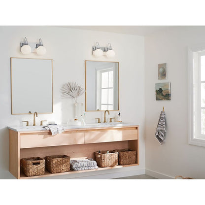 14" 2 Light Bathroom Vanity Light