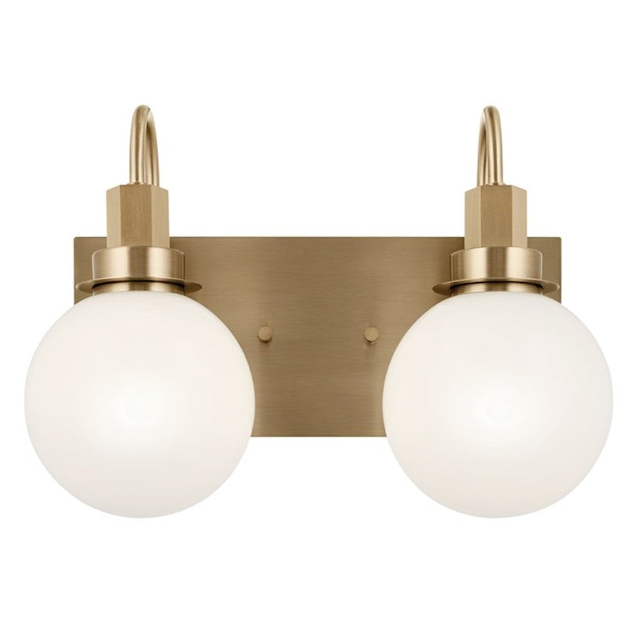 14" 2 Light Bathroom Vanity Light