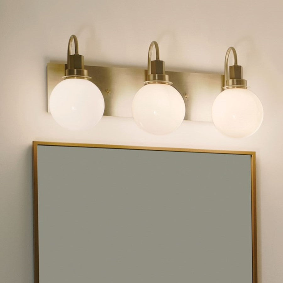 23" 3 Light Bathroom Vanity Light