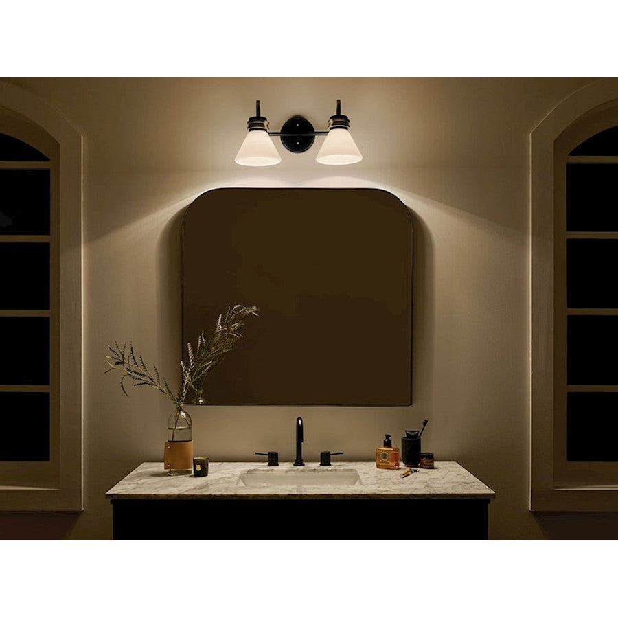 19" 2 Light Bathroom Vanity Light