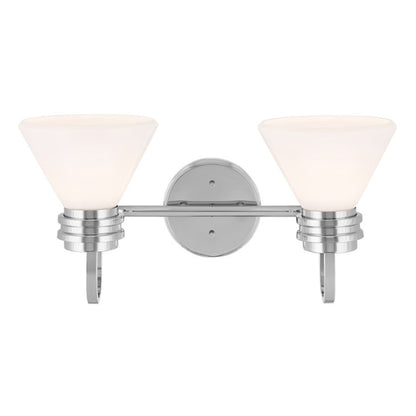 19" 2 Light Bathroom Vanity Light