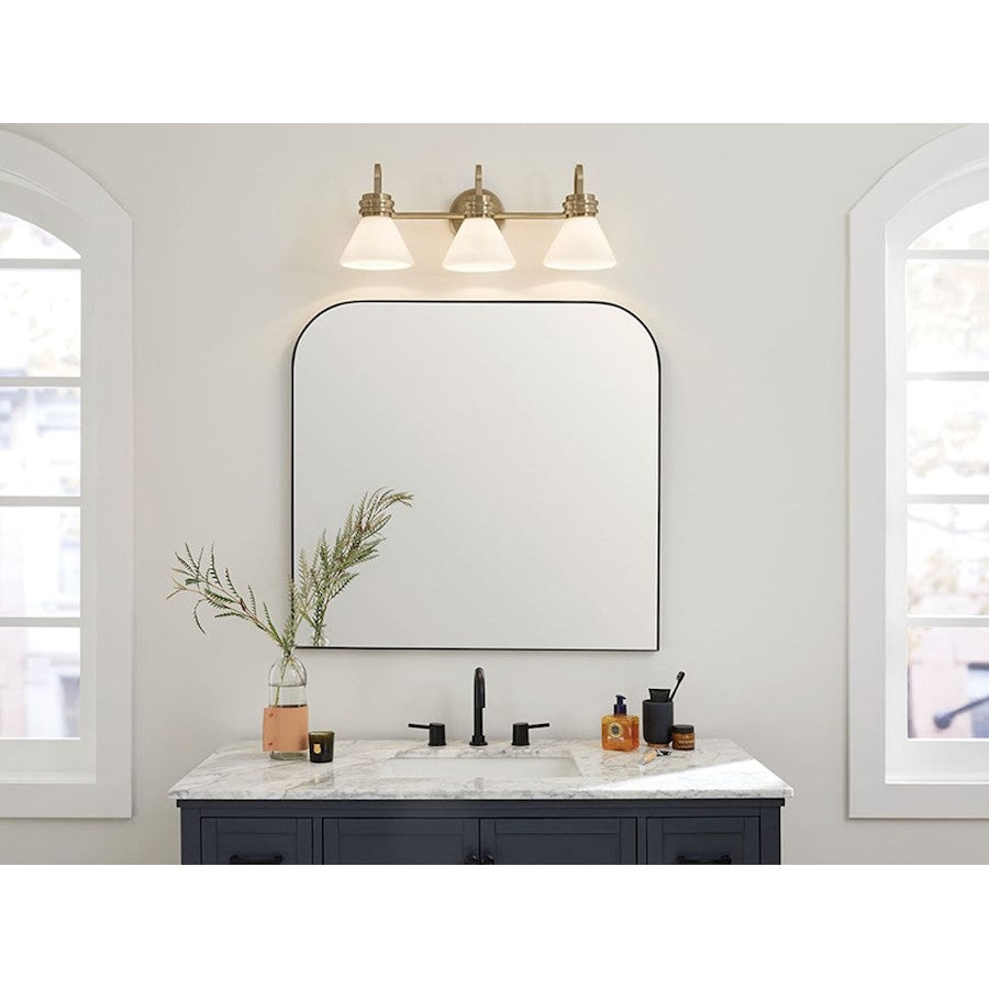 26" 3 Light Bathroom Vanity Light