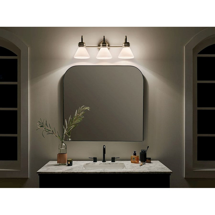 26" 3 Light Bathroom Vanity Light