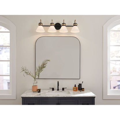 34" 4 Light Bathroom Vanity Light