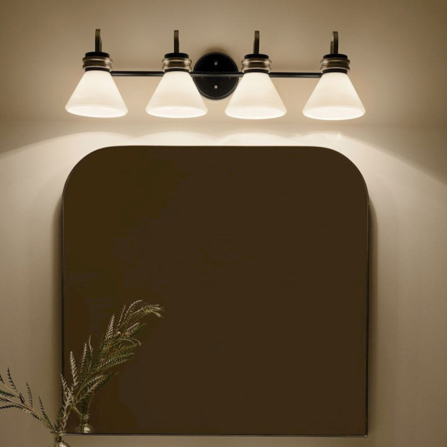 34" 4 Light Bathroom Vanity Light