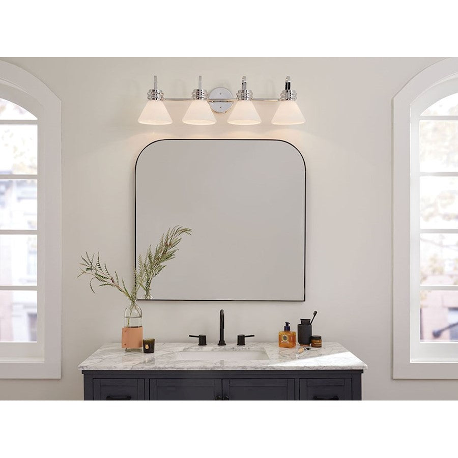 34" 4 Light Bathroom Vanity Light