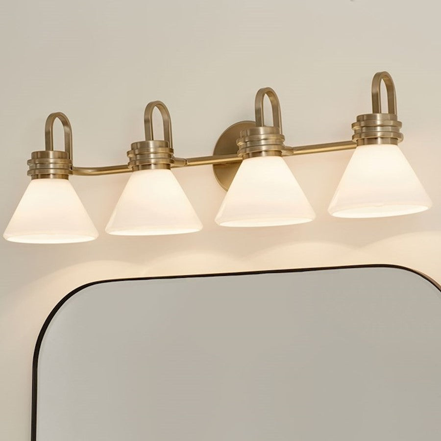 34" 4 Light Bathroom Vanity Light