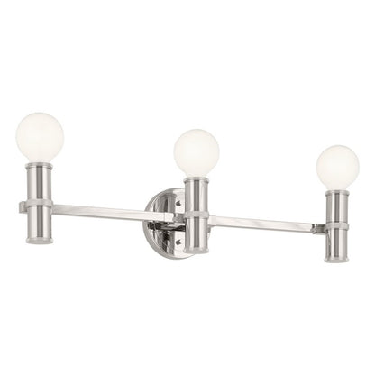 Kichler Torche 24" 3 Light Vanity, Polished Nickel - 55157PN