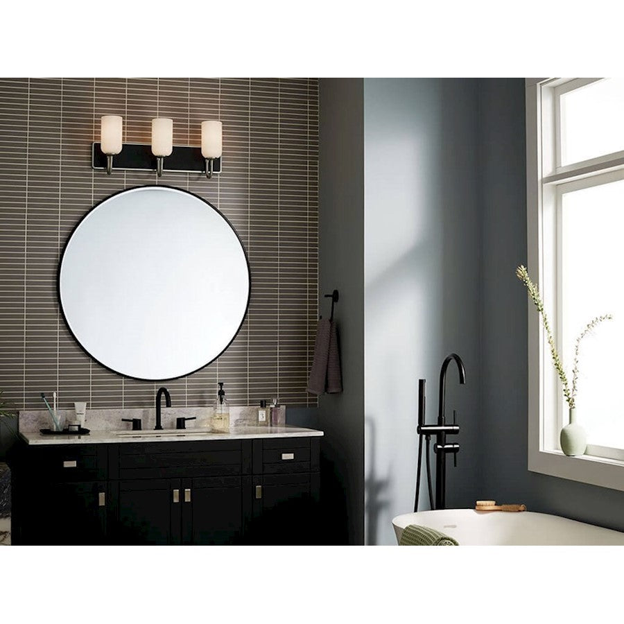 24" 3 Light Bathroom Vanity Light