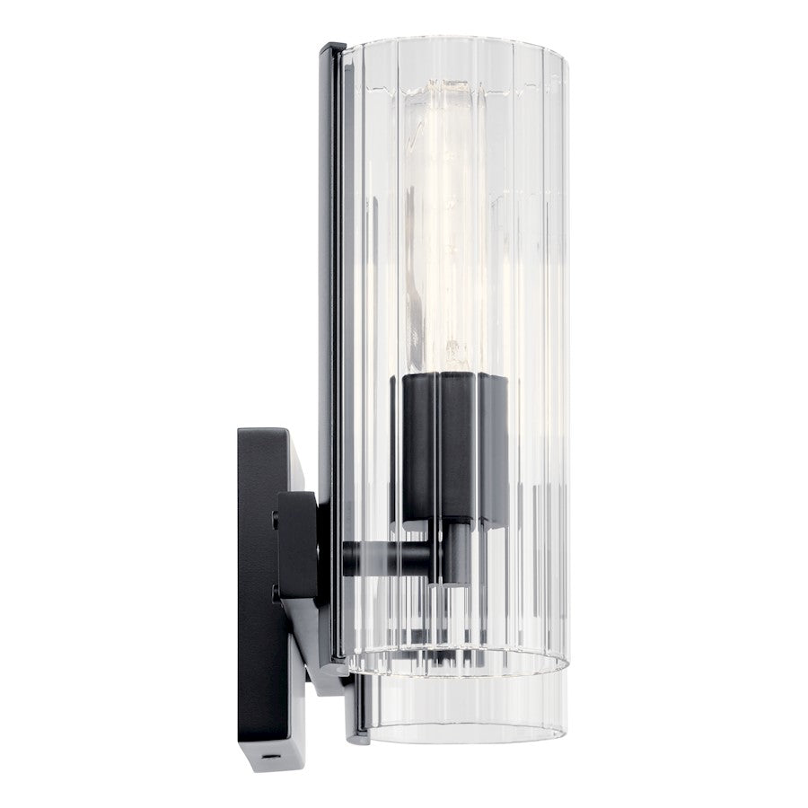 14" 2 Light Bathroom Vanity Light, Black