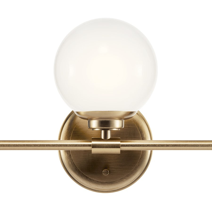 24.5" 3 Light Bathroom Vanity Light, Champagne Bronze