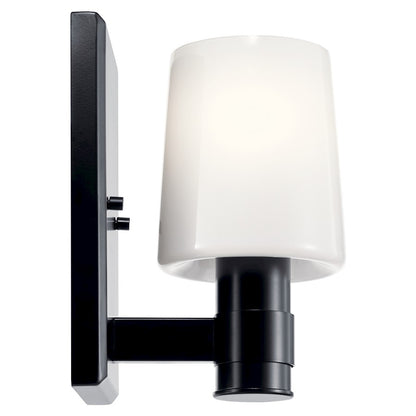 8.5" 1 Light Bathroom Vanity Light, Black