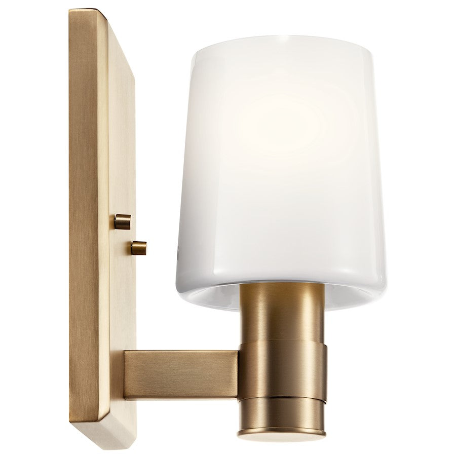 8.5" 1 Light Bathroom Vanity Light, Champagne Bronze