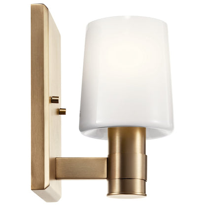 8.5" 1 Light Bathroom Vanity Light, Champagne Bronze