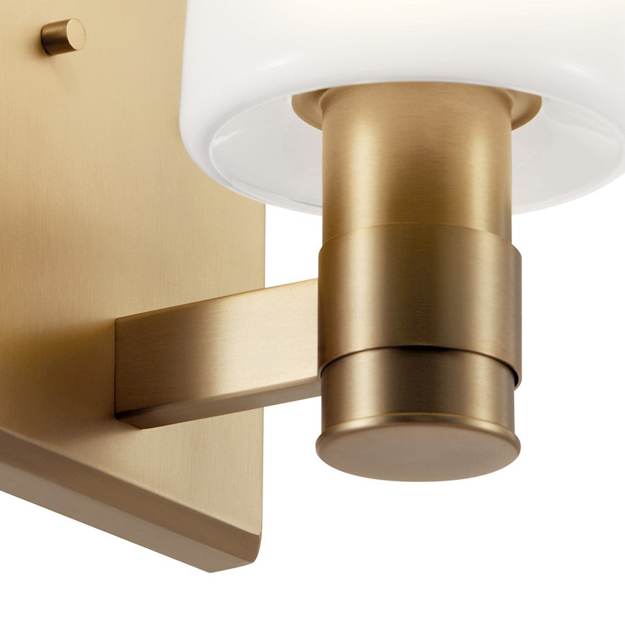 8.5" 1 Light Bathroom Vanity Light, Champagne Bronze