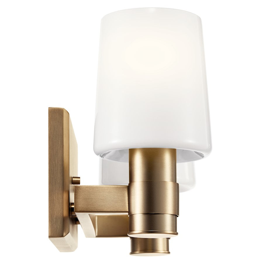 15" 2 Light Bathroom Vanity Light, Champagne Bronze