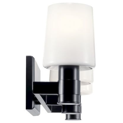 24" 3 Light Bathroom Vanity Light, Black