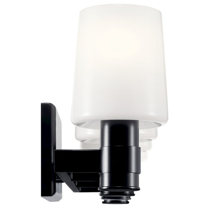 30" 4 Light Bathroom Vanity Light, Black