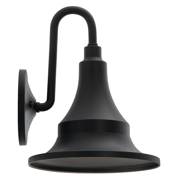 Kichler Hampshire Outdoor 1 Light Wall Sconce, Textured Black