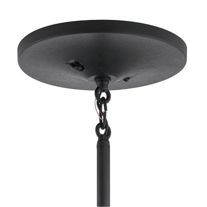 Kichler Hampshire Outdoor 1 Light Ceiling, Textured Black