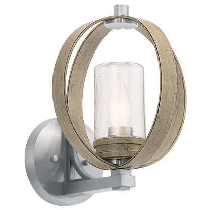 Kichler Grand Bank Outdoor 10" 1 Light Sconce, DA Gray - 59066DAG