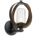 Kichler Grand Bank Outdoor 12" 1 Light Wall Sconce, Auburn Stained - 59067AUB