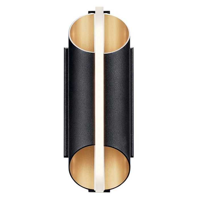 Kichler Astalis 1 Light LED Outdoor Wall Sconce, Black/Frosted