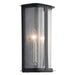 Kichler Timmin Outdoor 7" 2 Light Wall Sconce, Distressed Black - 59091DBK