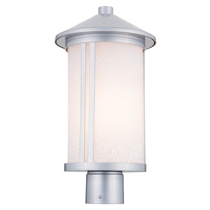 Kichler Lombard 1 Light Outdoor Post Lantern, Brushed Aluminum - 59101BA
