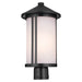 Kichler Lombard 1 Light Outdoor Post Lantern, Black - 59101BK