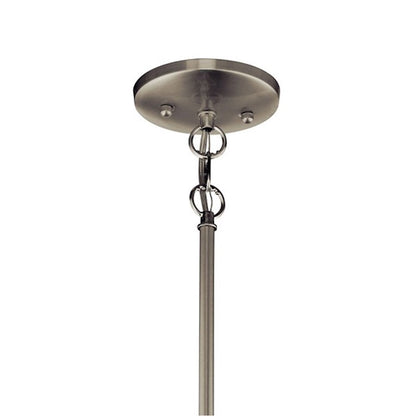 1 Light Mini Pendant, Brushed Nickel