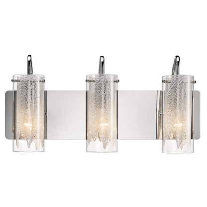 3 Light Bathroom Vanity Light, Chrome