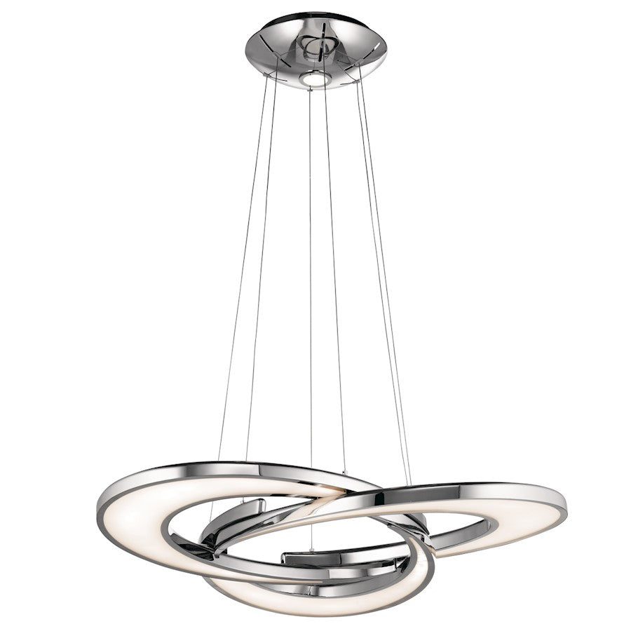 Kichler Destiny 36" Chandelier/Pendant, LED, Chrome - 83620