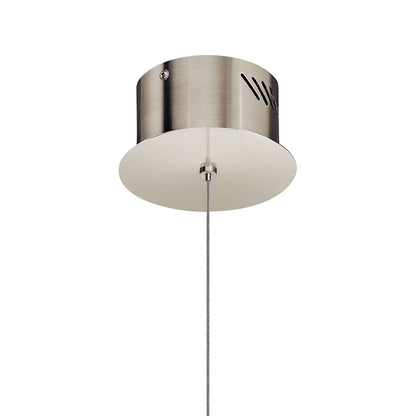 LED Mini Pendant, Brushed Nickel