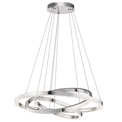 Opus Chandelier, LED, Chrome