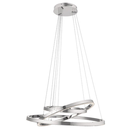 Opus Chandelier, LED, Chrome