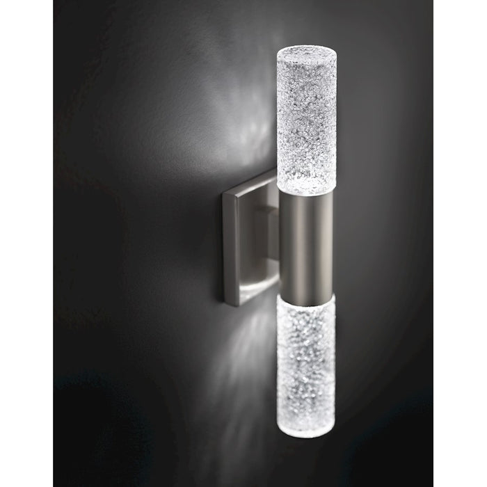 Kichler Glacial LED Wall Sconce, Brushed Nickel