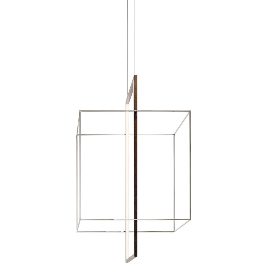 Kichler Viho LED Foyer Chandelier, Polished Nickel