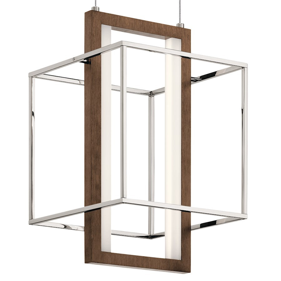 LED Pendant, Polished Nickel