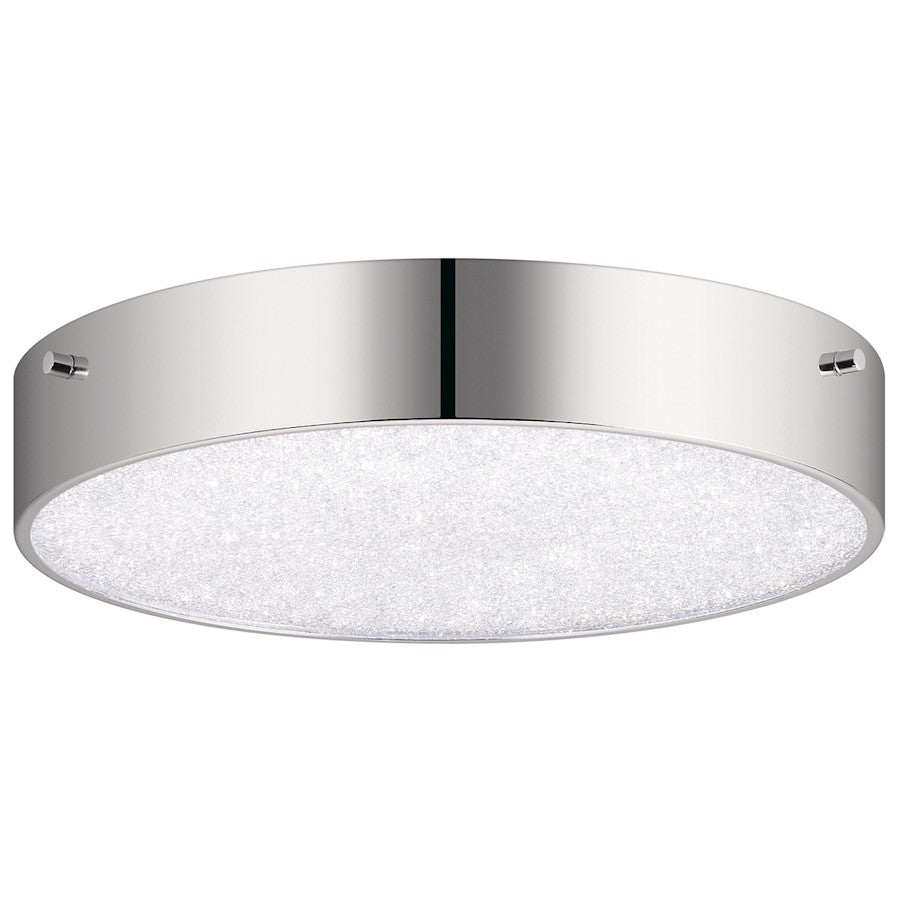 Kichler Crystal Moon LED Flush Mount, Chrome - 84049