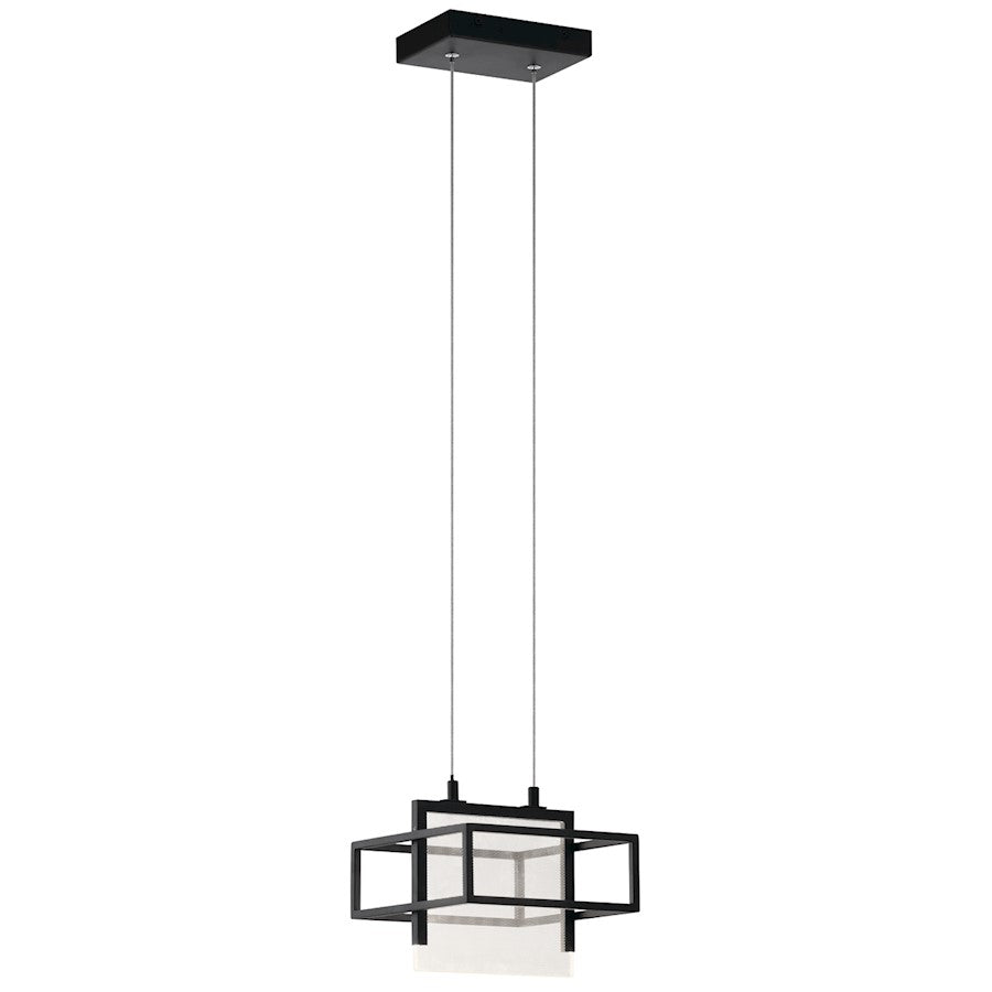 Kichler Vega LED Mini Pendant, Matte Black - 84052