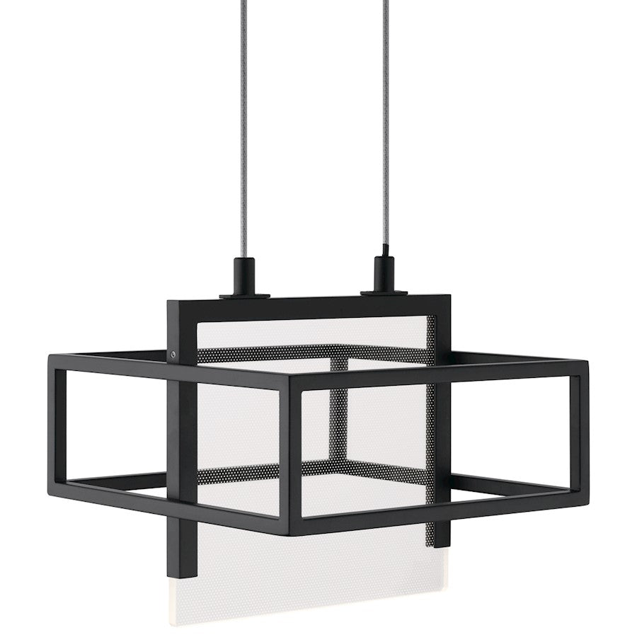 LED Mini Pendant, Matte Black