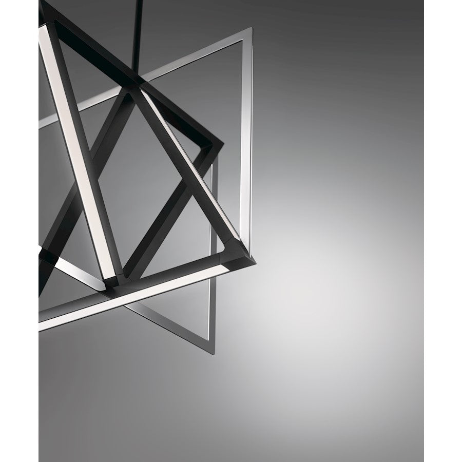 LED Pendant, Matte Black