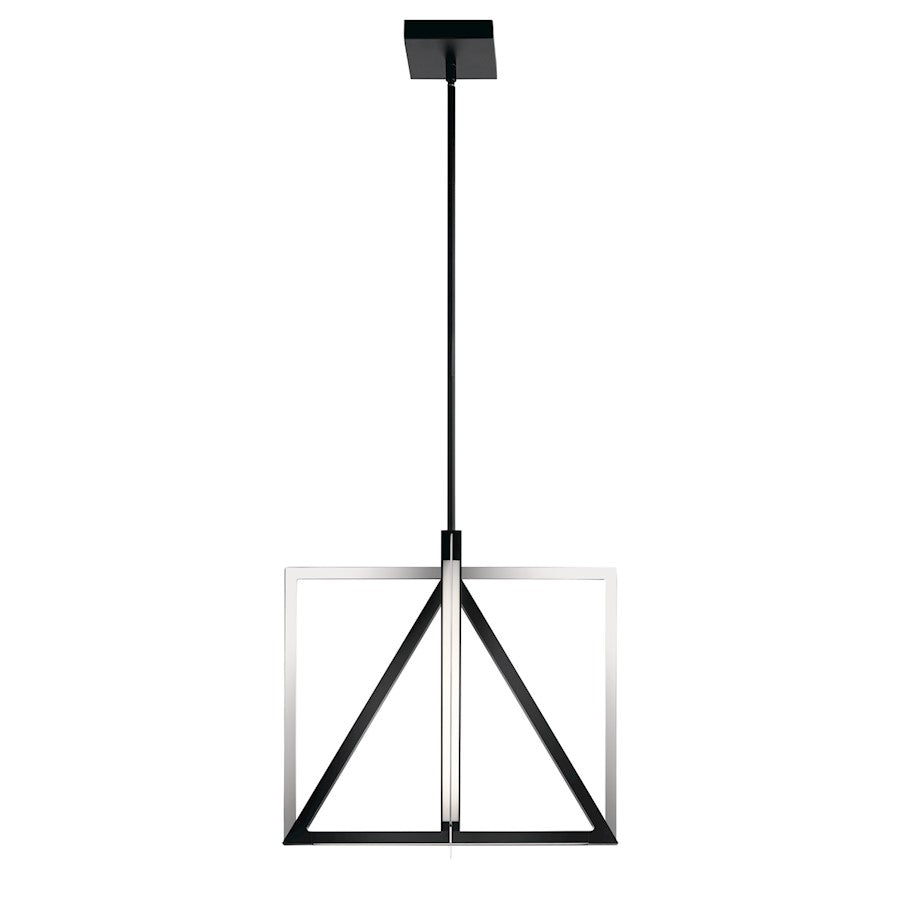 LED Pendant, Matte Black